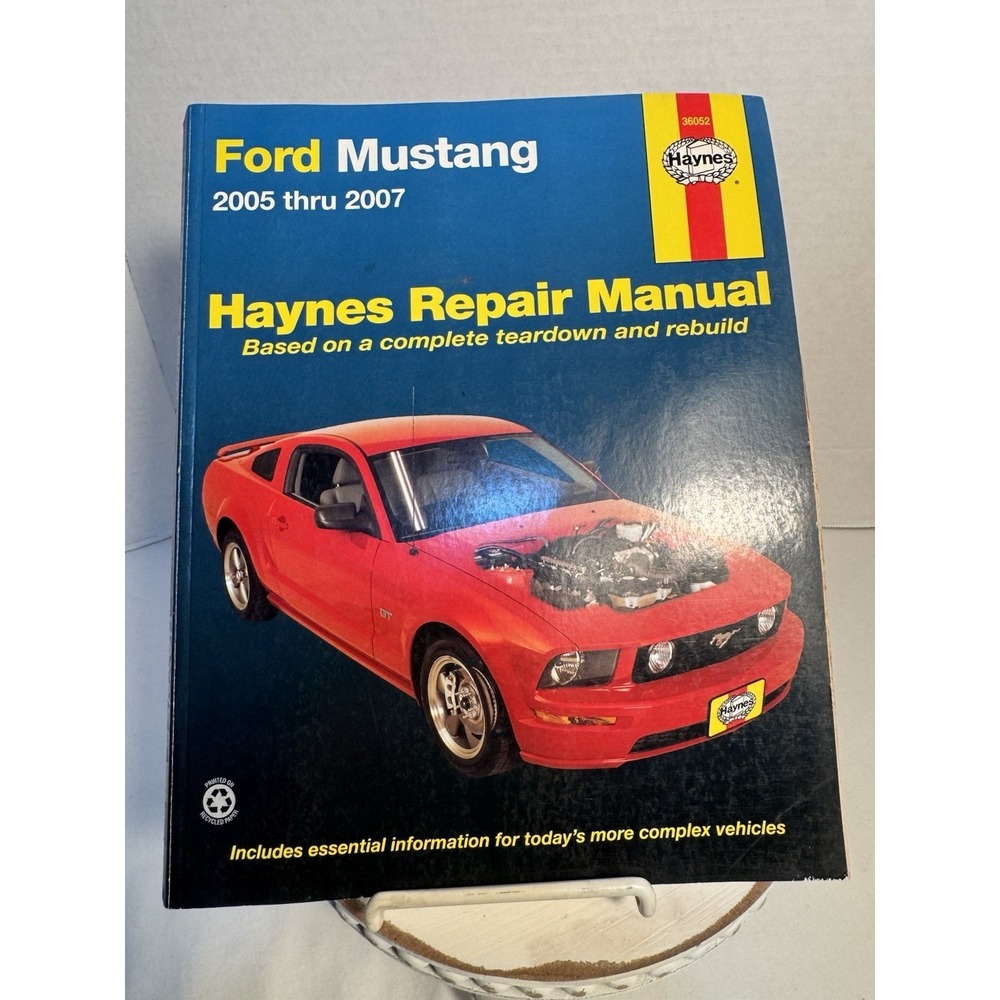 Haynes Repair Manual 36052 Ford Mustang 2005 Thru 2007 Automobile Mechanic